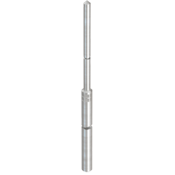 Молниеприемник стержневой Rd16 без резьбы L=3000 мм, спица Rd10, алюминий