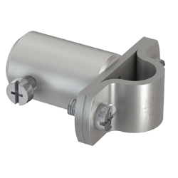 Втулка-держатель для крепления молниеприемника Rd16 к траверсе Ø 16 мм, алюминий/нерж. сталь V2A